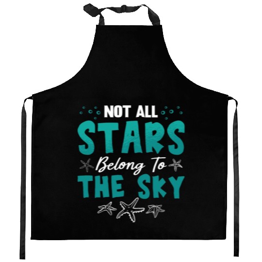 Marine Biology Not All Stars Belong To Marine Life Kitchen Aprons