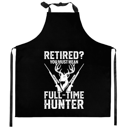 Outdoor Hunt Season Hunter Deer Hunting Lifestyle Kitchen Aprons