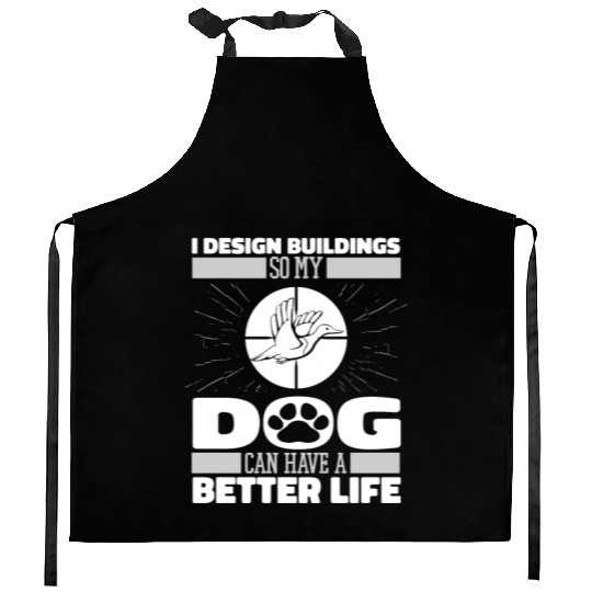 Duck Hunting Dog Kitchen Aprons