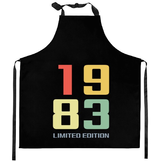 40 Years Vintage 1983 Retro 40th Birthday Kitchen Aprons