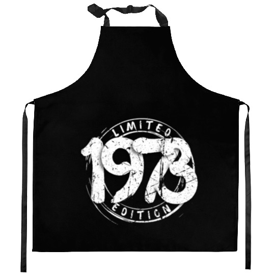 50 Years Vintage 1973 Retro 50th Birthday Kitchen Aprons