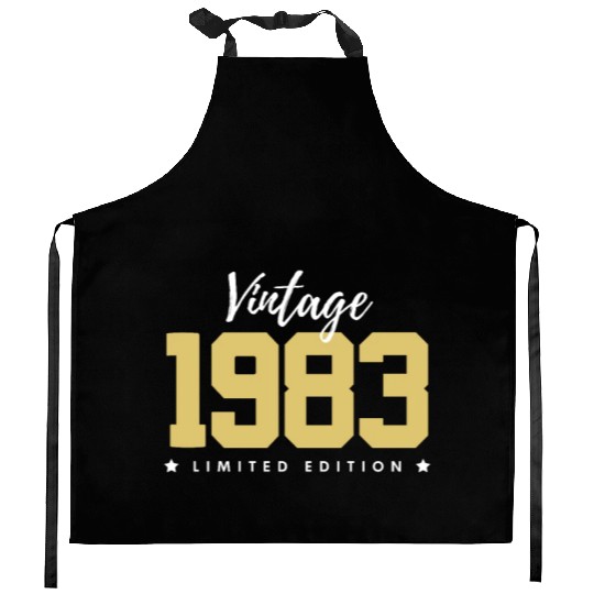 40 Years Vintage 1983 Retro 40th Birthday Kitchen Aprons
