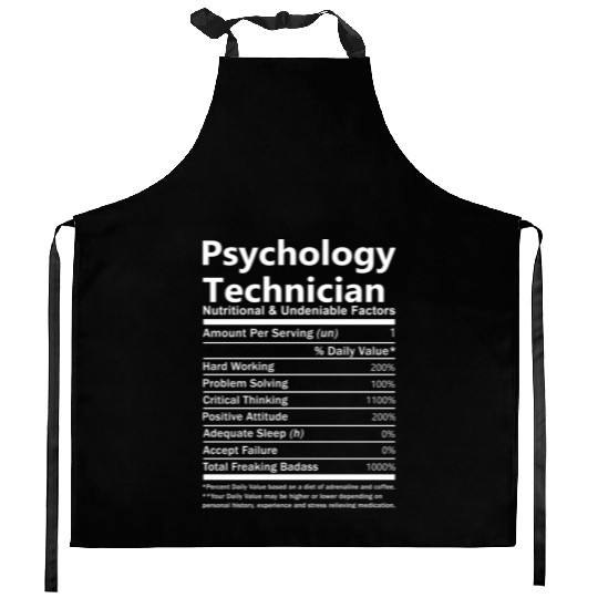 Psychology Technician Kitchen Aprons - Nutritional And Un