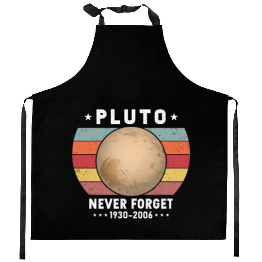 Pluto Never Forget 1930-2006 Kitchen Aprons