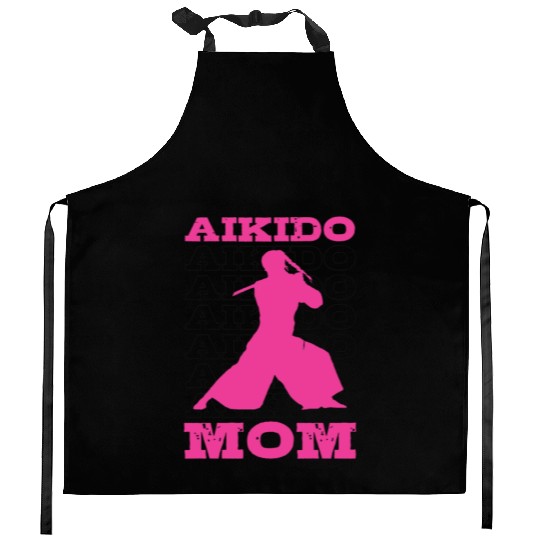 Aikido Mom Japan Taekwondo Karate Martial Arts Kitchen Aprons