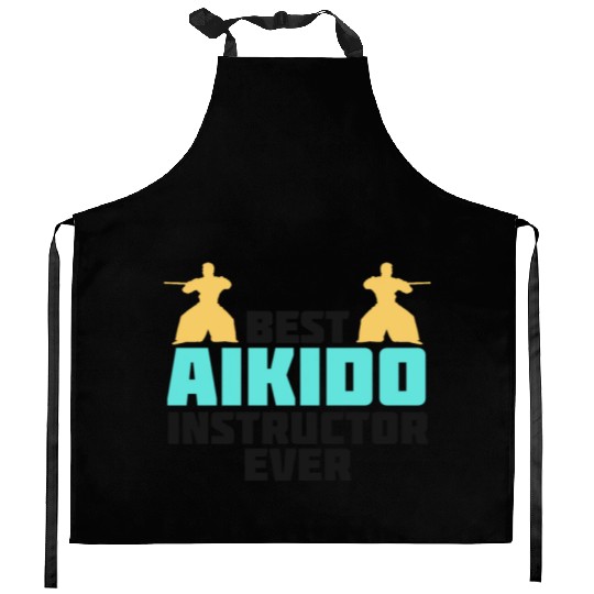 Aikido Instructor Japan Taekwondo Karate Martial Kitchen Aprons