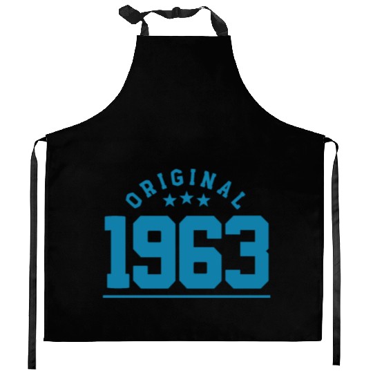 60 Years Vintage 1963 Retro 60th Birthday Kitchen Aprons