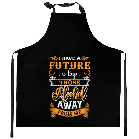 Alcohol Free Booze Stop Kitchen Aprons