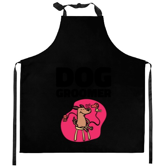 Dog Groomer Canine Grooming Hygiene Kitchen Aprons