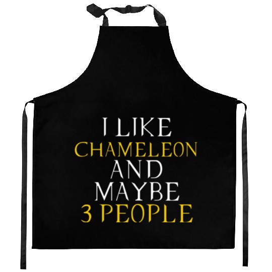 Chameleon lovers - i like Chameleon Kitchen Aprons
