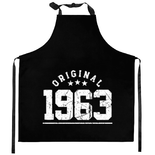 60 Years Vintage 1963 Retro 60th Birthday Kitchen Aprons