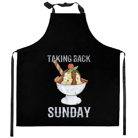 Taking Back Sunday Ice Cream Kitchen Aprons