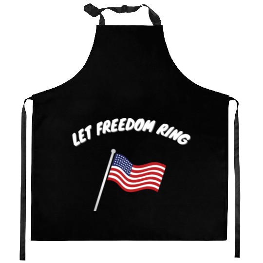 Let Freedom Ring Martin Luther King Day Human Righ Kitchen Aprons