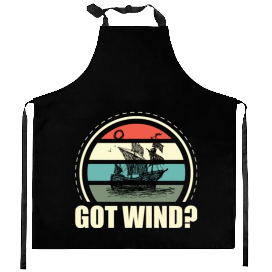 Got Wind Ocean Boating Nautical Sailing Sailor Kitchen Aprons