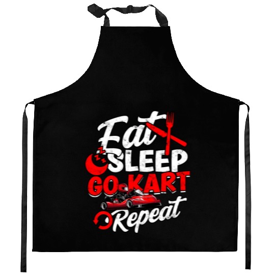 Go Kart Racer Pit Crew Car Racing Karting Kitchen Aprons