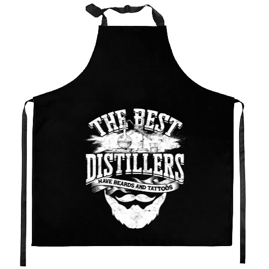 Distilling Whiskey Water Alcohol Distiller Brewery Kitchen Aprons