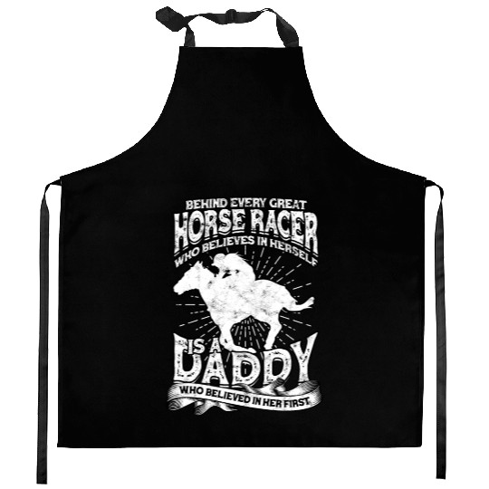 Horse Racing Equestrian Horseback Horse Racer Kitchen Aprons