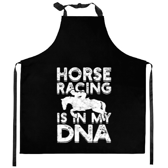 Horse Racing Equestrian Horseback Horse Racer Kitchen Aprons