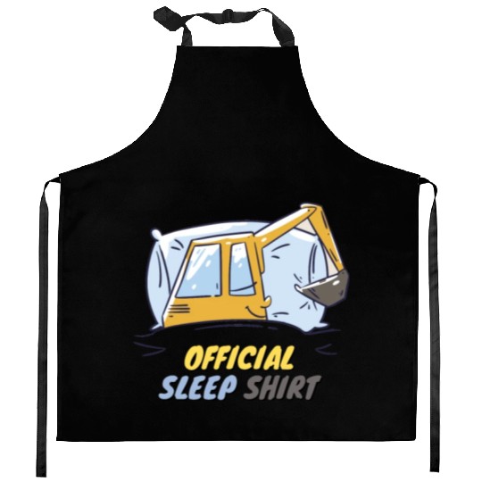 OFFICIAL SLEEP Kitchen Aprons - funny sleep design