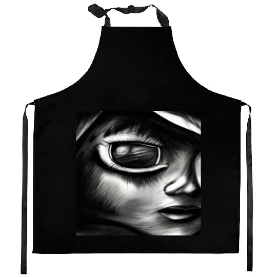 The truth is out there Look into my eyes and find Kitchen Aprons