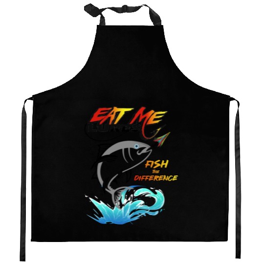 tuna fish Kitchen Aprons design