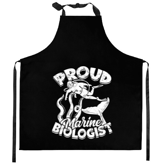 Marine Biologist Mammal Sea Animals Ocean Biology Kitchen Aprons
