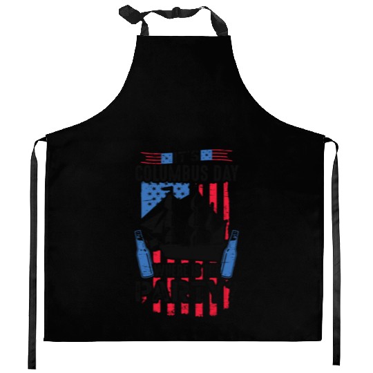 It's Columbus Day 1942 American Italian Kitchen Aprons