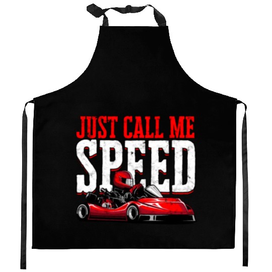Go Kart Racer Pit Crew Car Racing Karting Kitchen Aprons