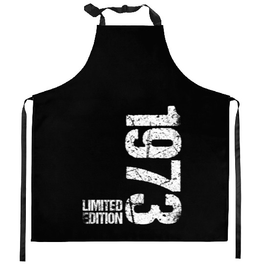 50 Years Vintage 1973 Retro 50th Birthday Kitchen Aprons