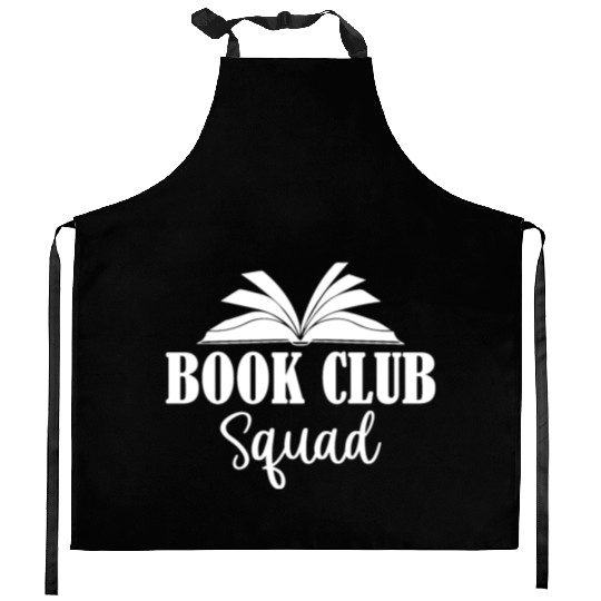 Book Club Squad Kitchen Aprons