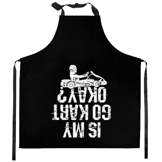Go Kart Racer Pit Crew Car Racing Karting Kitchen Aprons