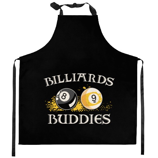 Billiards Pool Player Ball Friends Kitchen Aprons