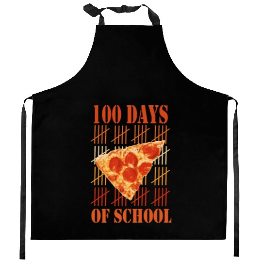 100th day Of School First grade Teacher Kitchen Aprons