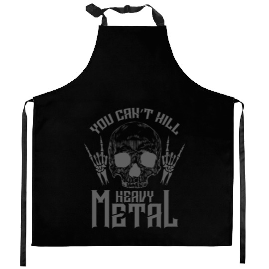 You can't killing Heavy Metal Music Band Kitchen Aprons