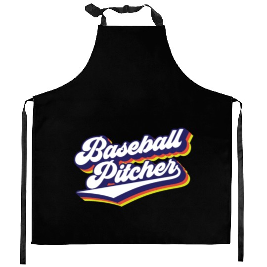 Baseball Pitcher Sayings Player Hobby Kitchen Aprons