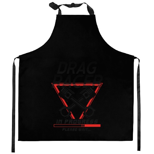 Drag Racing Race Car Retro Vintage Kitchen Aprons