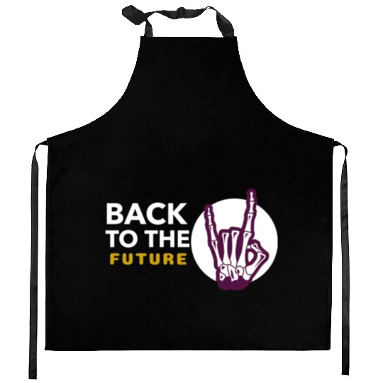 Back to the future Kitchen Aprons