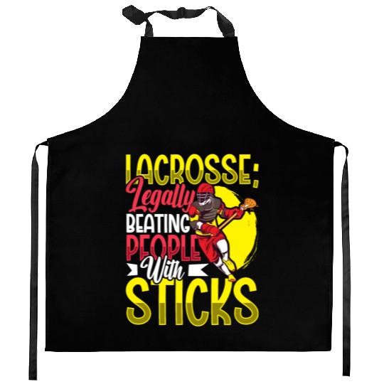 Lacrosse Player Lacrosse Coach Lax Player Sports Kitchen Aprons