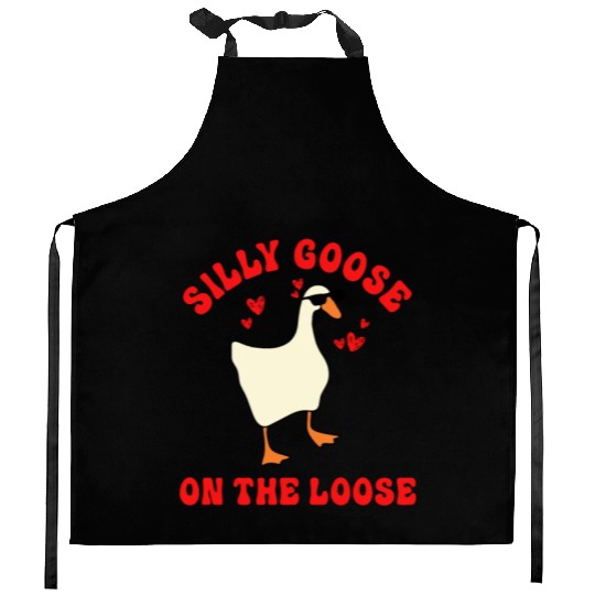 Silly Goose On The Loose Funny Kitchen Aprons
