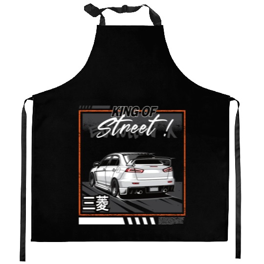 Mitsubishi Lancer Evolution 10 Kitchen Aprons