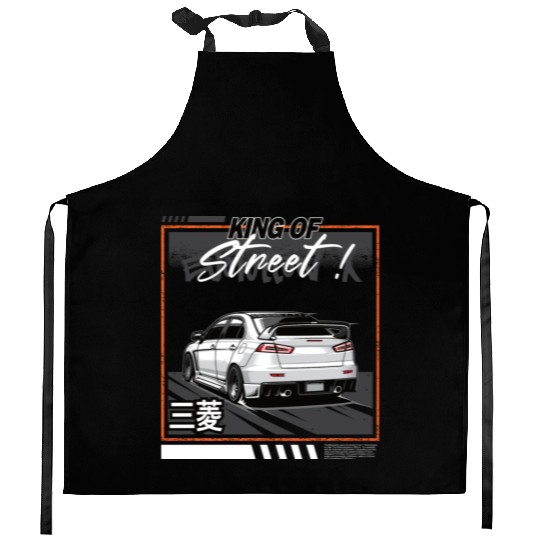 Mitsubishi Lancer Evolution 10 Kitchen Aprons