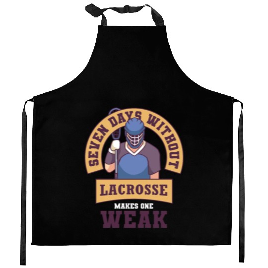 Lacrosse Player Lacrosse Coach Lax Player Sports Kitchen Aprons