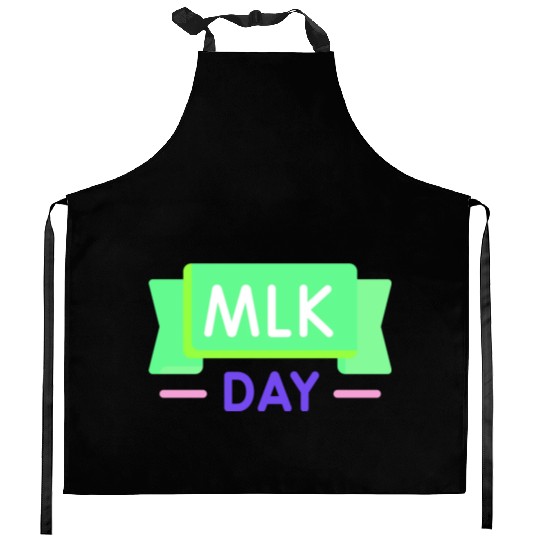 Martin Luther king jr. day Kitchen Aprons