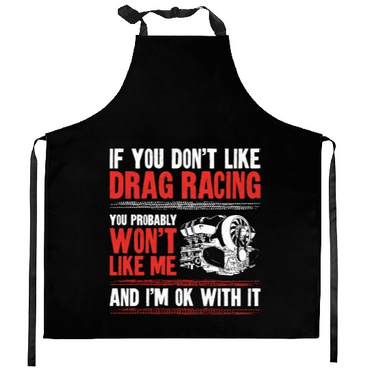 Drag Racing Race Car Vintage If Kitchen Aprons