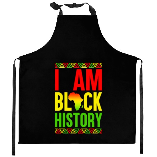 I Am Black History Kitchen Aprons
