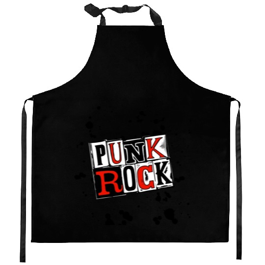 PUNK ROCK Kitchen Aprons
