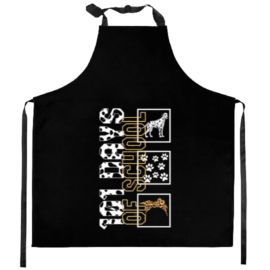 School Kitchen Aprons, 101 Days Of School Dalmatian Dog