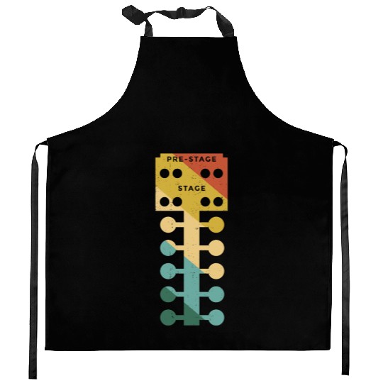 Drag Racing Race Car Retro Vintage Kitchen Aprons