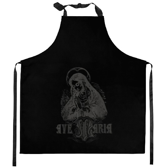 Ave Maria Schubert Latin Mass Blessed Mother Hail Kitchen Aprons