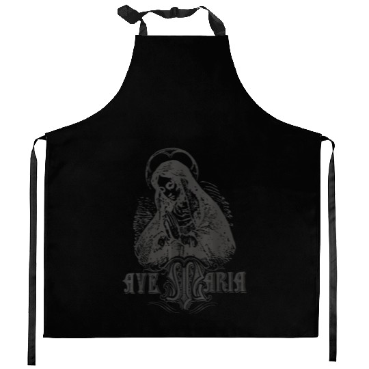 Ave Maria Schubert Latin Mass Blessed Mother Hail Kitchen Aprons